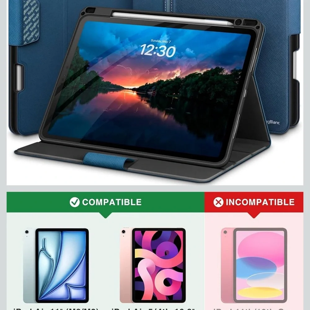 KingBlanc Case for iPad Air 5th/4th Gen (10.9